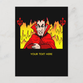 Postal Satanás, el diablo, agrega tu texto
