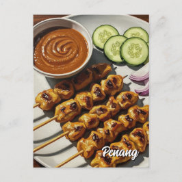 Postal Satay en Penang