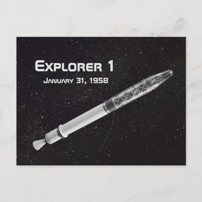 Postal Satélite Explorer 1 (Anverso)