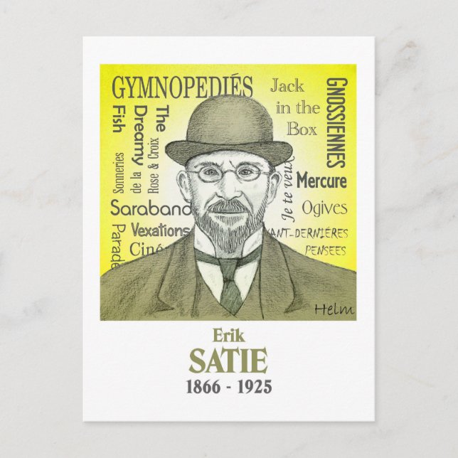 Postal Satie (Anverso)