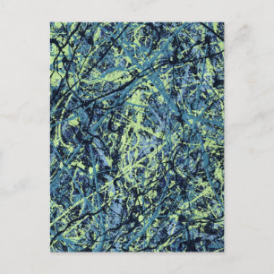 Postal SATURACIÓN (un diseño de arte abstracto) ~