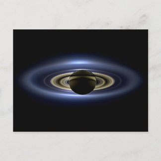 Postal Saturno eclipsó el sol por el orbitador de Cassini
