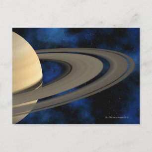 Postal Saturno planeta 2