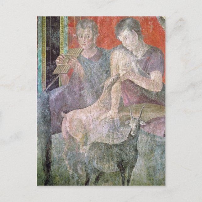 Postal Satyr y Nymph (Anverso)