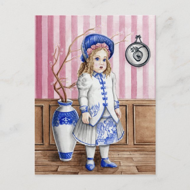 Postal Sauce azul Bru (Anverso)
