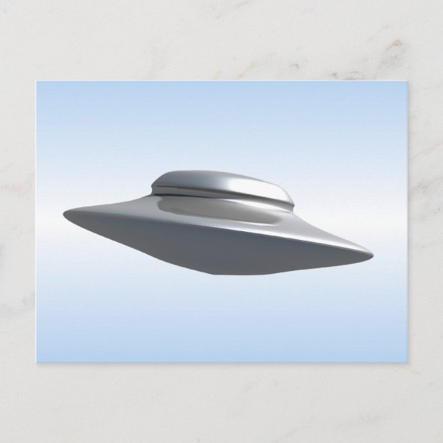 Postal Saucer volador (Anverso)