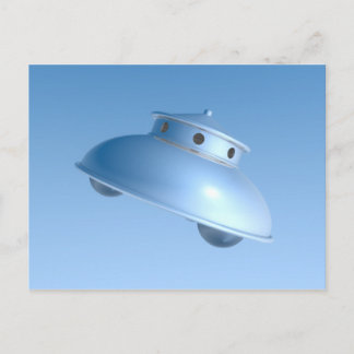Postal Saucer volador clásico