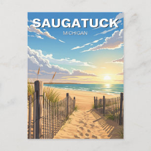 Postal Saugatuck Beach Michigan Travel