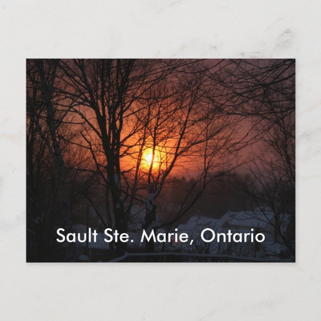 Postal Sault Ste Marie, Ontario Postcard (Anverso)
