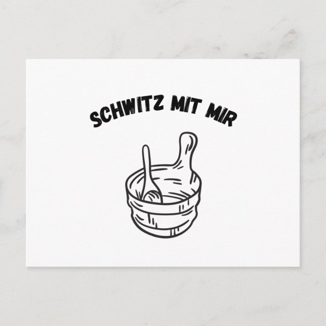 Postal Sauna Sweat With Me Saunas (Anverso)