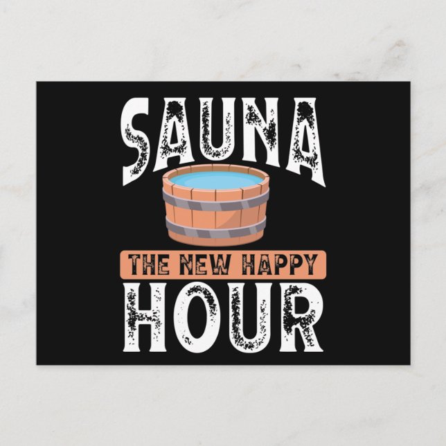 Postal Sauna the new happy hour (Anverso)