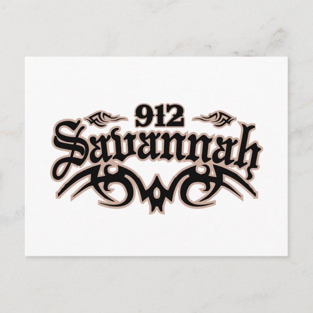 Postal Savannah 912 (Anverso)