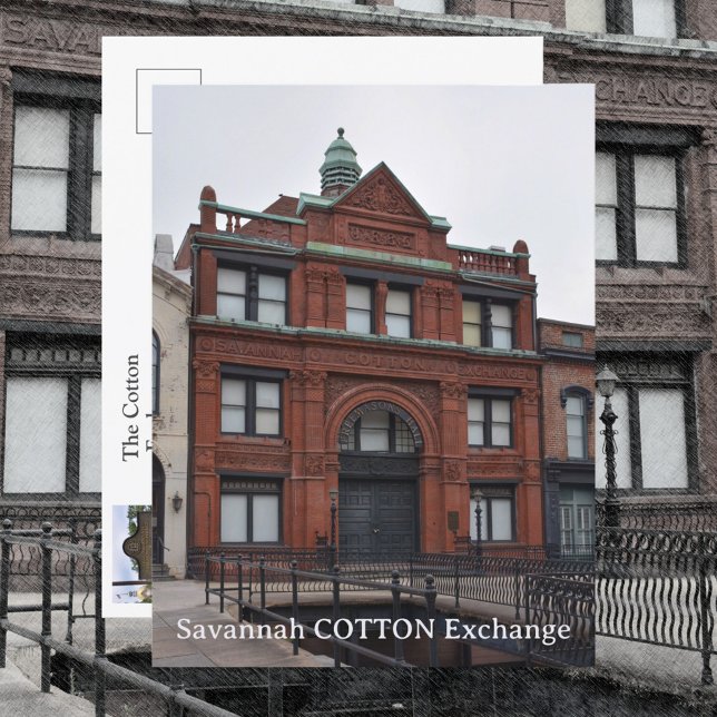 Postal Savannah Cotton Exchange Georgia Fotográfico (Subido por el creador)