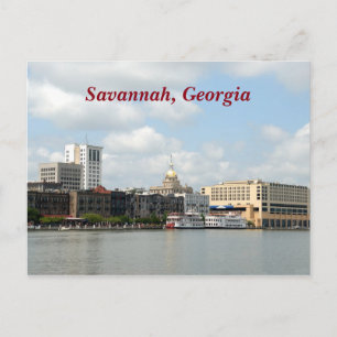 Postal Savannah, frente al río Georgia