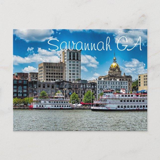 Postal Savannah GA (Anverso)