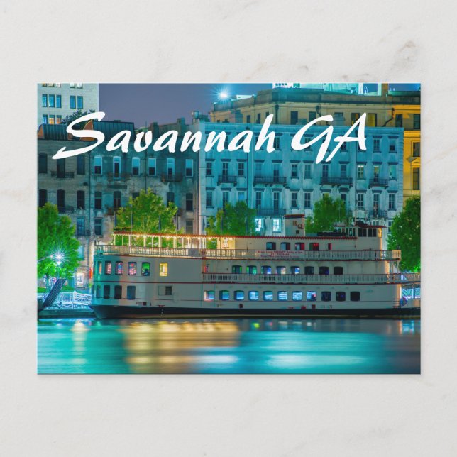 Postal Savannah GA (Anverso)