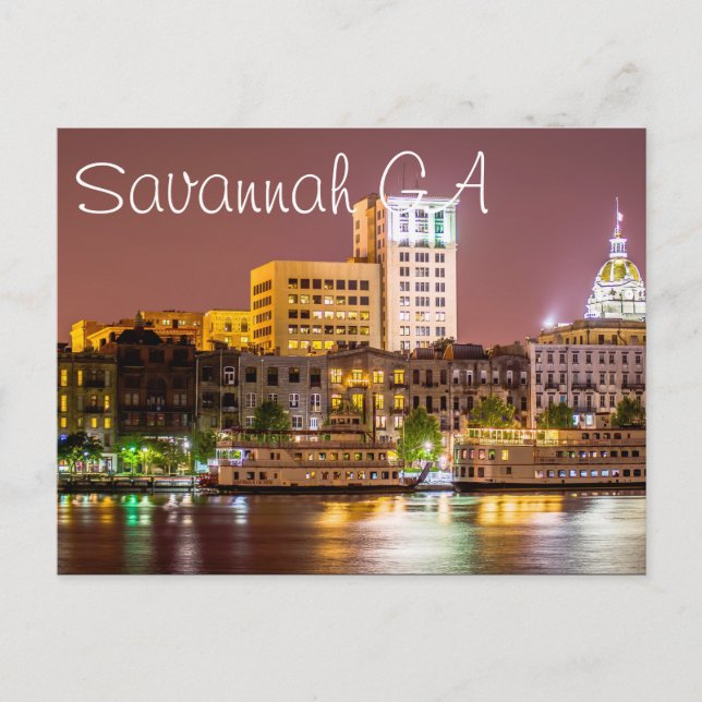 Postal Savannah GA (Anverso)