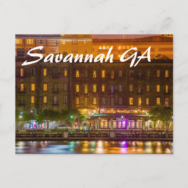 Postal Savannah GA (Anverso)