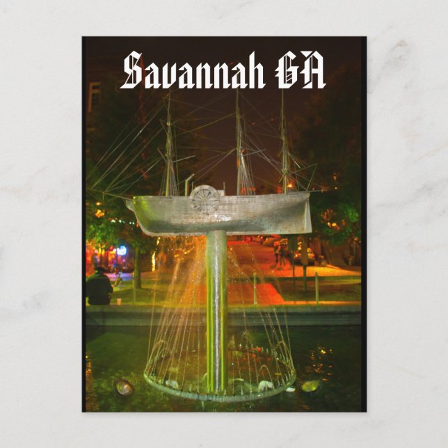 Postal Savannah GA (Anverso)