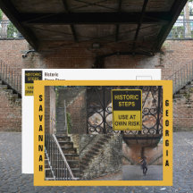 Savannah GA Histórico Steps Fotografía