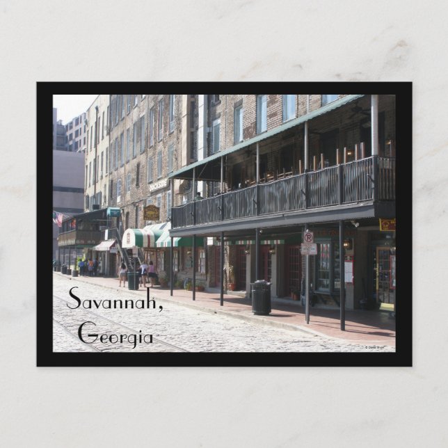 Postal Savannah, Georgia (Anverso)