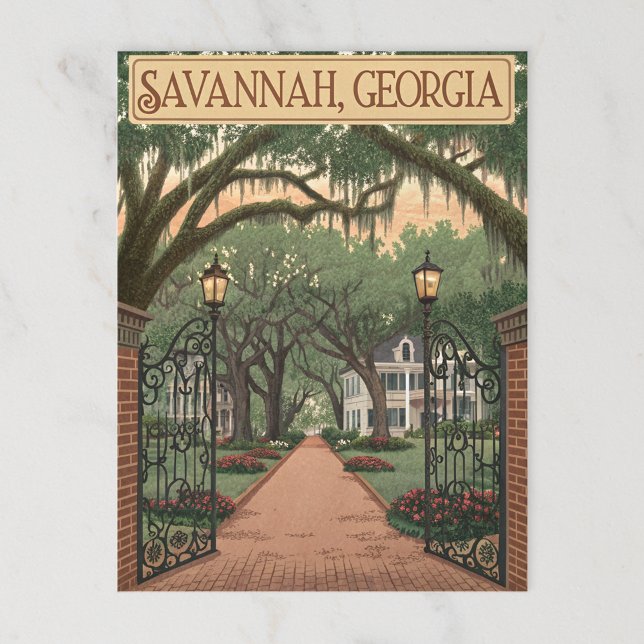 Postal Savannah, Georgia (Subido por el creador)