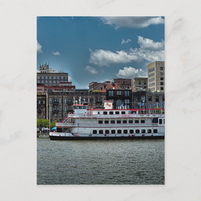 Postal savannah georgia arquitectura histórica ciudad ant (Anverso)