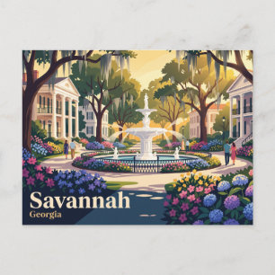 Postal Savannah, Georgia, EE. UU.