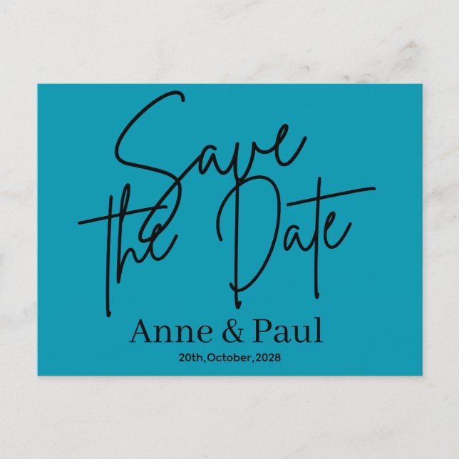 Postal save the date (Anverso)