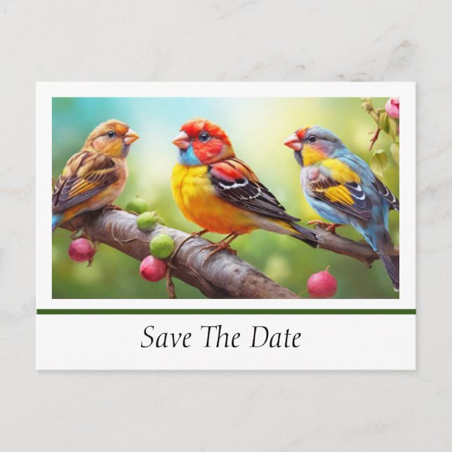 Postal Save The Date Postcard (Anverso)