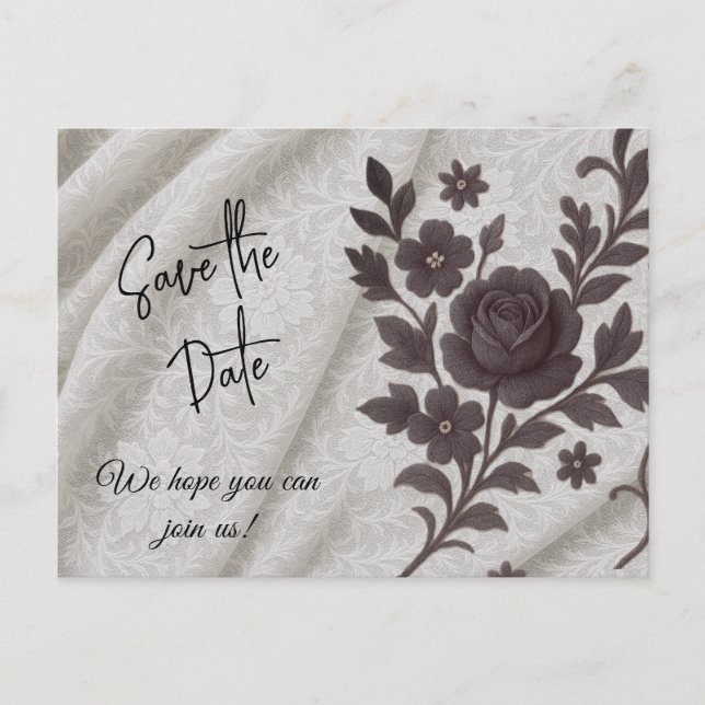 Postal Save the Date Postcard (Anverso)