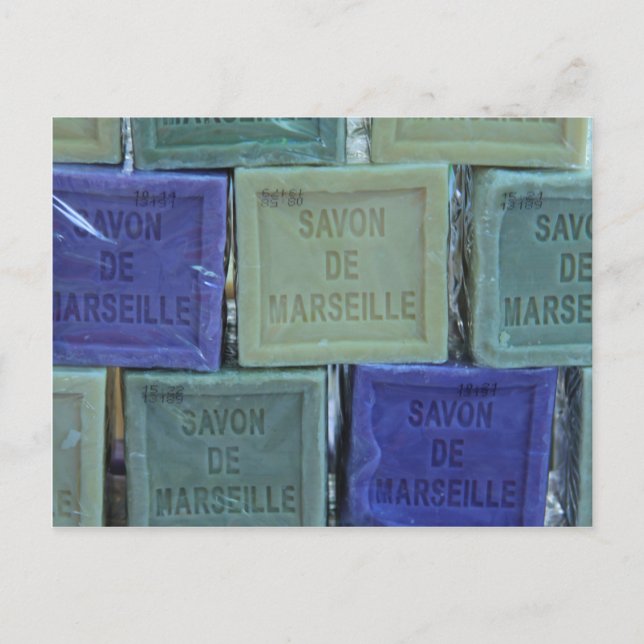 Postal Savon de Marseille (Anverso)