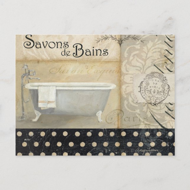 Postal Savons de Bains (Anverso)