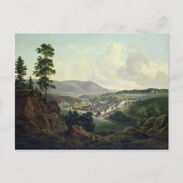 Postal Saw Mill en Noruega, 1827 (Anverso)