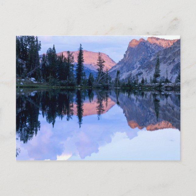 Postal Sawtooth Wilderness, Idaho. EE. UU. Cúmulus (Anverso)