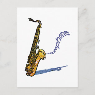 Postal Saxofón