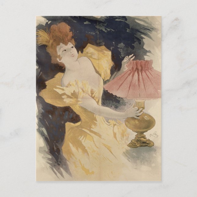 Postal Saxoleina, Francia en los años 1890 (Anverso)