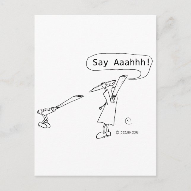 Postal Say Ahhh (Anverso)