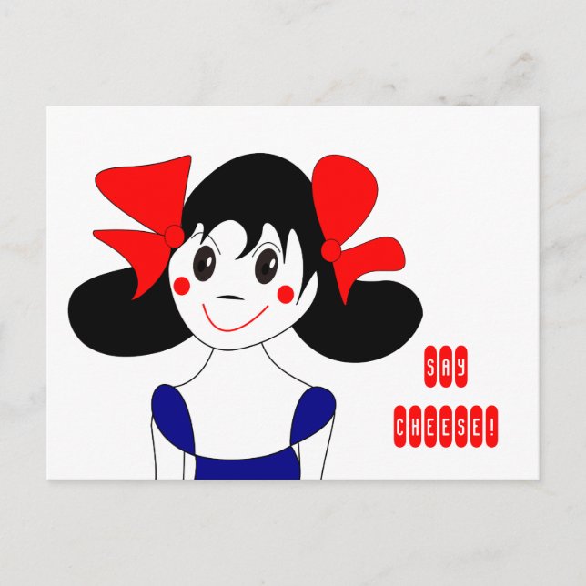 Postal Say Cheese Postcard (Anverso)