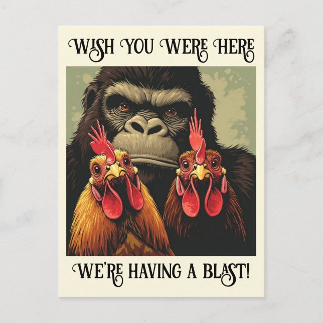 Postal “Say Cheesy” Cheesy Chicken (Anverso)