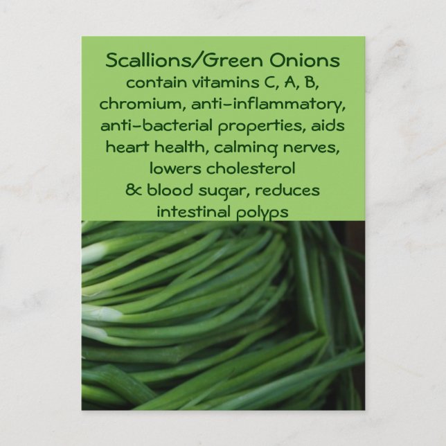 Postal Scallions/Green Onions (Anverso)