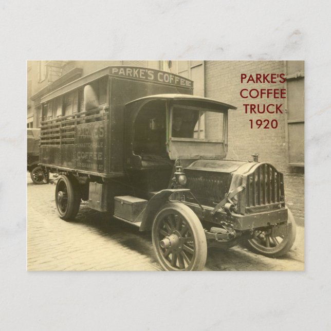 Postal scan0009, CAFÉ PARKE'S 1920 (Anverso)