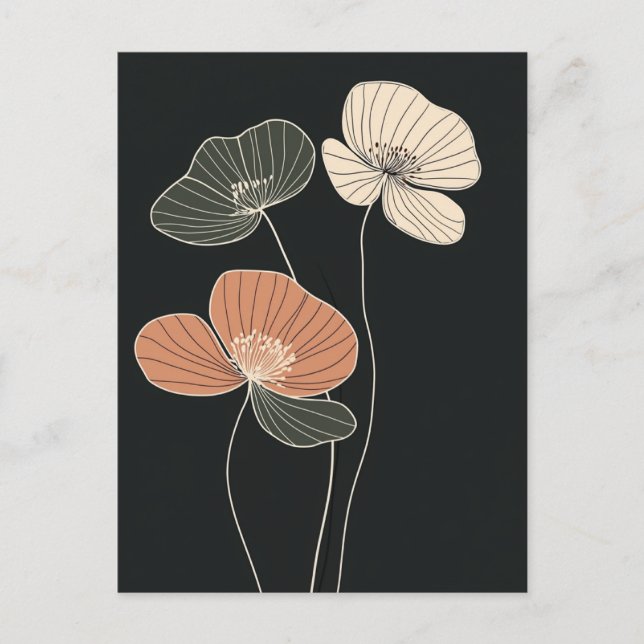 Postal Scandi Bloom Nº 306 (Anverso)