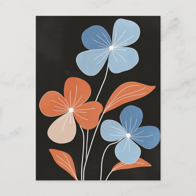 Postal Scandi Bloom Nº 309 (Anverso)