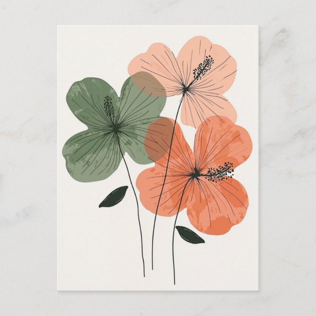 Postal Scandi Bloom No.301 (Anverso)
