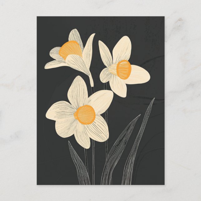 Postal Scandi Bloom No.307 (Anverso)