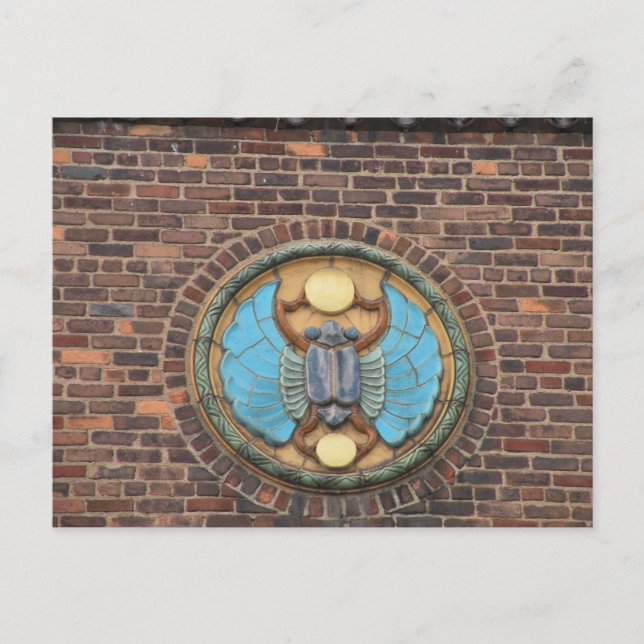 Postal Scarab tile Detroit Michigan (Anverso)