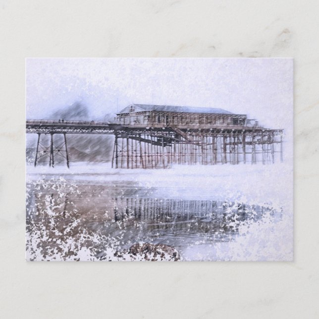Postal Scarborough: El muelle de North Bay (Anverso)