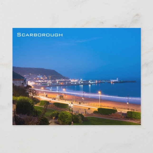 Postal Scarborough South Sands (Anverso)