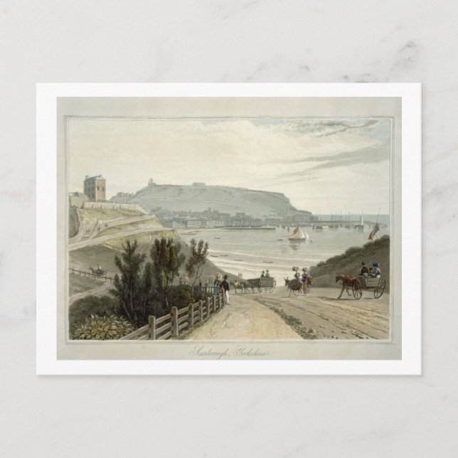 Postal Scarborough, Yorkshire, del Volumen VI de 'A Voyag (Anverso)